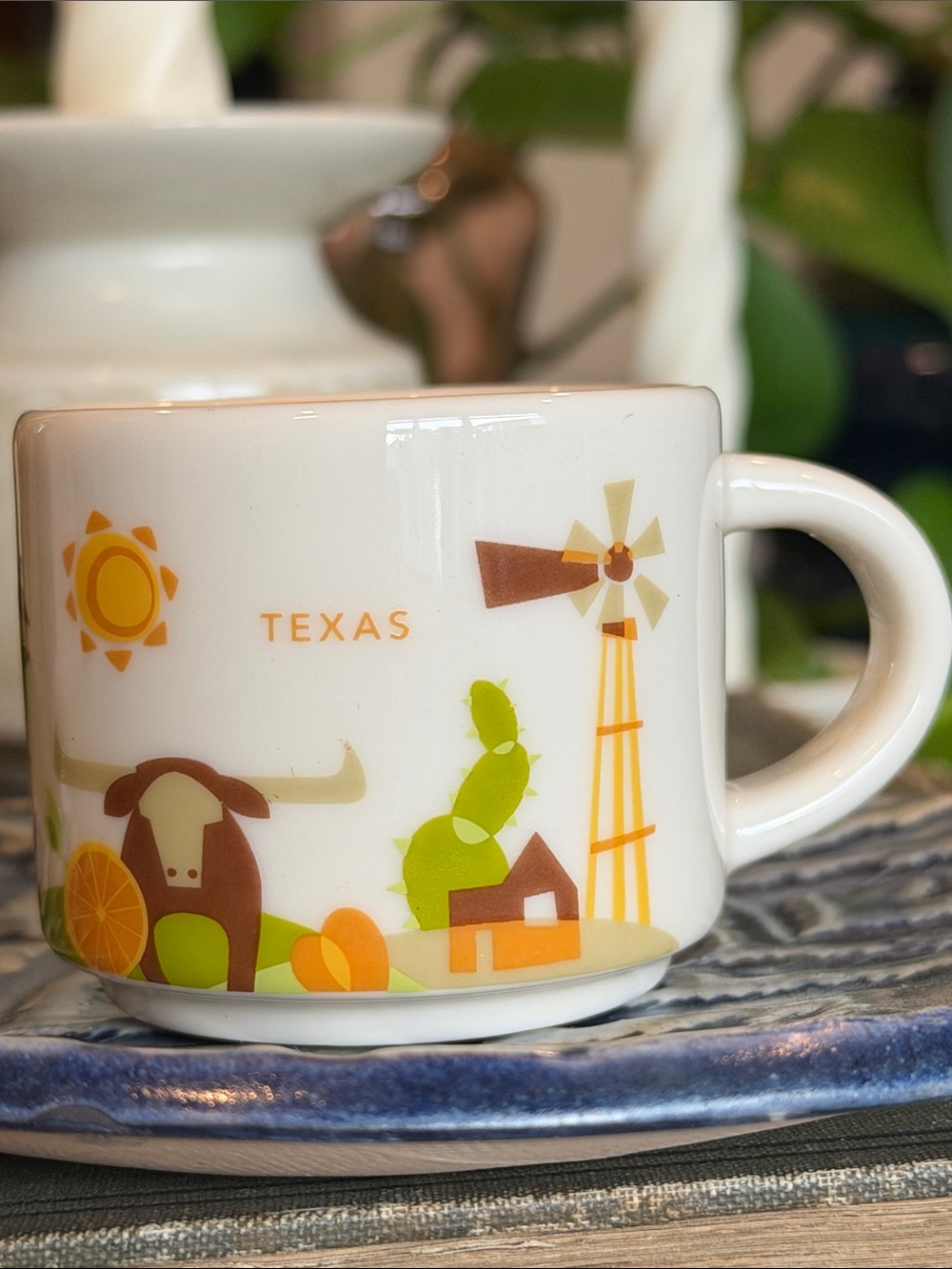 Starbucks Texas You are Here collection Ceramic Farm 2oz expresso coffee mug